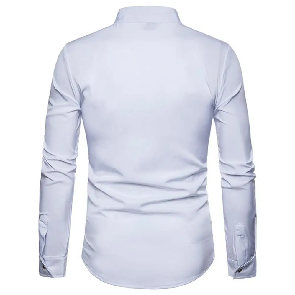 NOIR & GOLD Gold Embroidery Black-Gold Dress Shirt